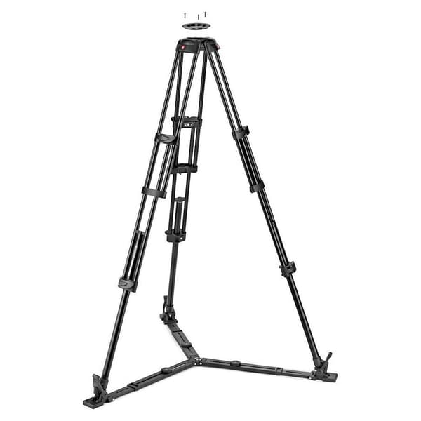 Manfrotto Alumiininen Pallonivelen Ja Lattian Tasausvakain 504x Twin Musta