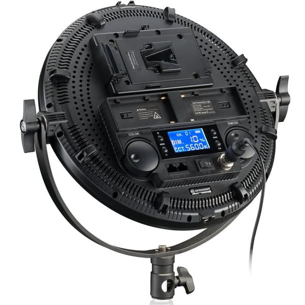 Bresser Mjuk Tvåfärgad Rund Led-panellampa Br-s60b 30 Cm Svart