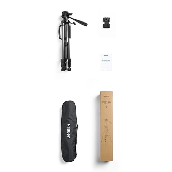 Ugreen Tripod För Mobil/Kamera - Svart/Grå