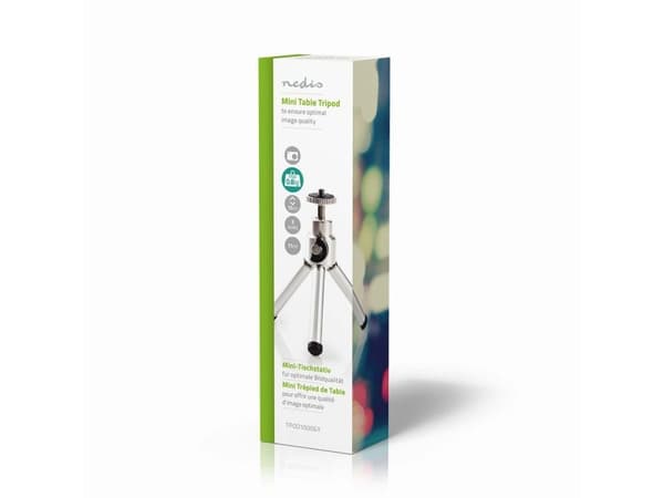 Nedis TPOD1000GY, 3 jalkoja, Hopea, 14,5 cm, 110 g