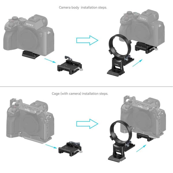Smallrig Drejelig Stativ 4244 H/v Sony A1/a7/a9/fx