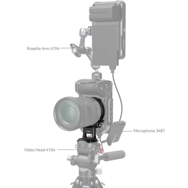 Smallrig Drejelig Stativ 4244 H/v Sony A1/a7/a9/fx