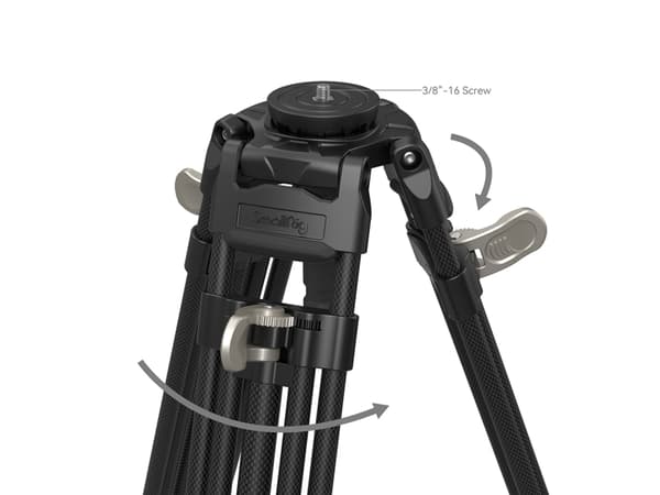 SmallRig FreeBlazer, 3 ben, Svart, 182 cm, 5 kg