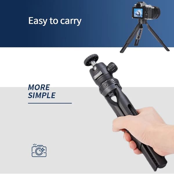 JMARY MT-30 Selfie Stick 5-seksjoners justerbart stativ for kamera/telefon/projektor