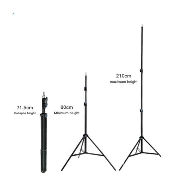 Stativ med 1/4"-gevind