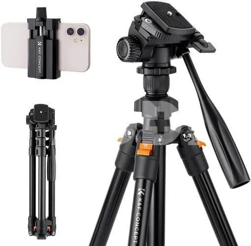 Kf Concept Tripod K&F Concept + mobiltelefonklips (KF09.115)