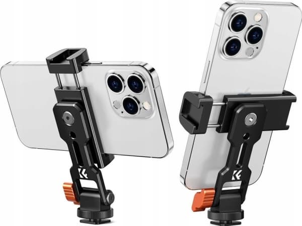 Kf stativholder 1/4"" Iso for telefon smarttelefon Swivel metall K&f / Kf31.094 / Ms18