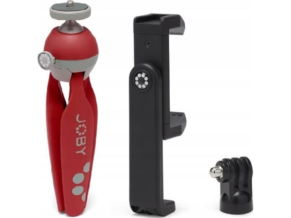 Joby JB01873-BWW, 3 ben, Rød, 13,5 cm, 170 g