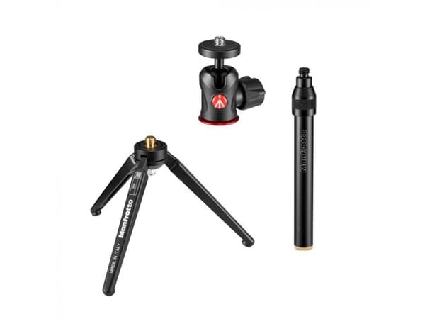 Manfrotto 209,492LONG-1, 3 jalkoja, Musta, 35,5 cm, 330 g