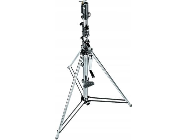 Manfrotto 087NW, 3 jalkoja, Hopea, 3,7 m, 21,4 kg