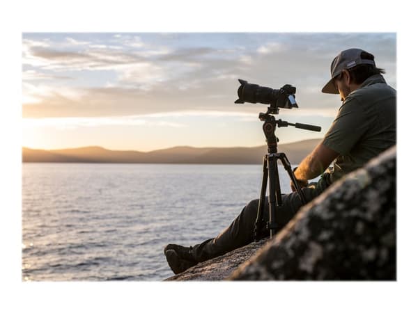 Manfrotto Twin Alu stativ med 608 hode - medium