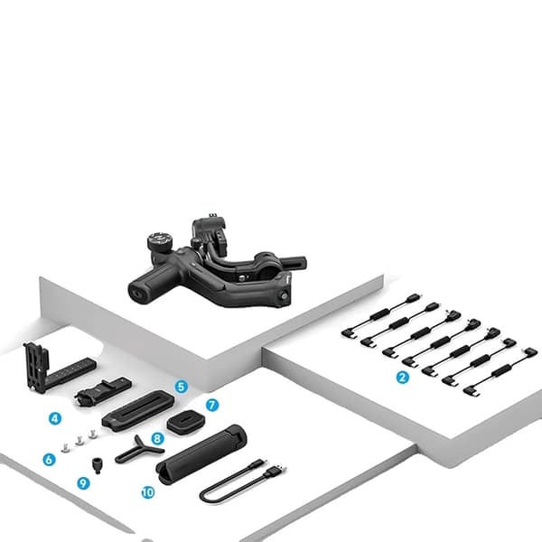 Kamera Gimbal Stabilisator, Förbättrad Stabilitet, 13-Timmars Batteritid,SCORP 2