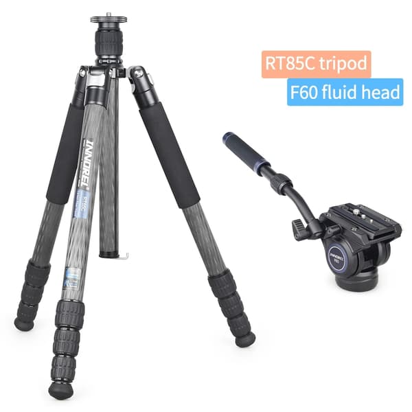 Hi, I'm a carbon fiber tripod with a lightweight design and a load capacity of up to 25kg,Vain RT85C