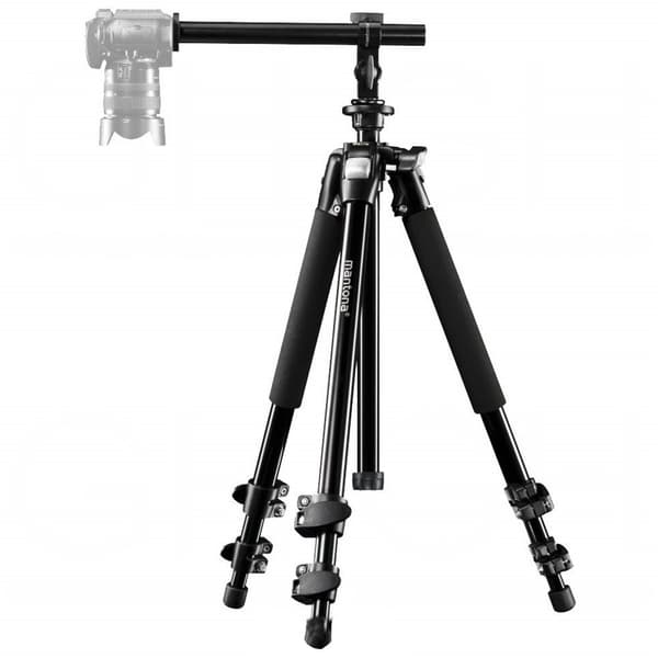 Mantona Scout Max Set Makro Kolmijalka Musta