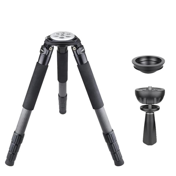Ammattimainen hiilikuitujalusta, maksimi kuormitus 40 kg, taitettu pituus 59 cm,RT90C BW75 BL75N RT90C BW75 BL75N