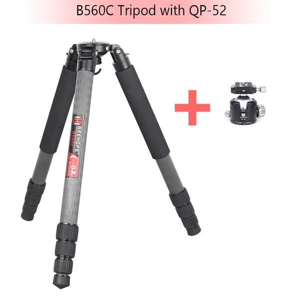 Ammattimainen hiilikuitujalusta, 30 kg kantavuus, 160 cm maksimi korkeus,B560C