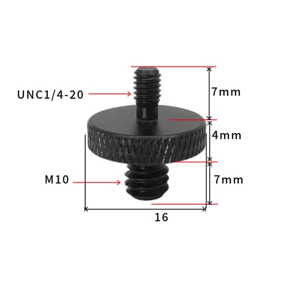 INF Stativgängadapter 1/4" till M10 - 5-pack M10