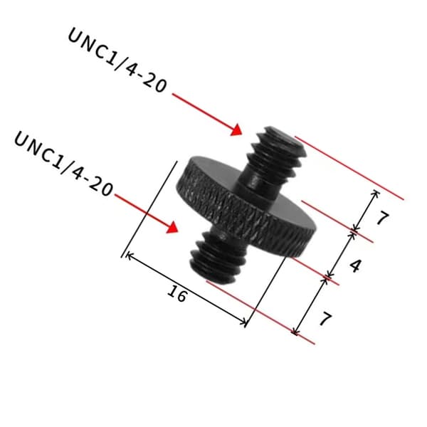 INF Stativgängadapter 1/4" till M10 - 5-pack 1/4-20