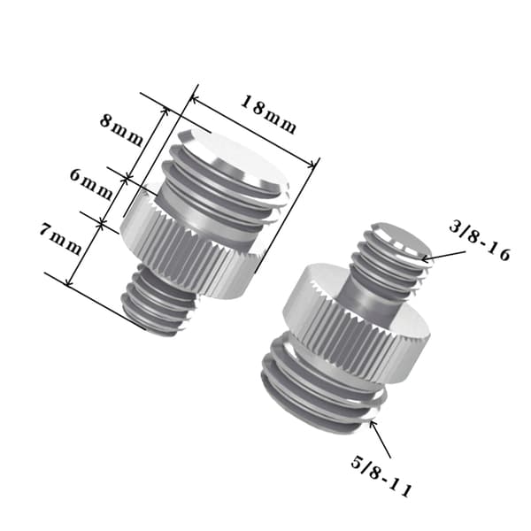 INF Stativadapter 1/4"-20 till 5/8"-11 - 5-pack 3/8-16
