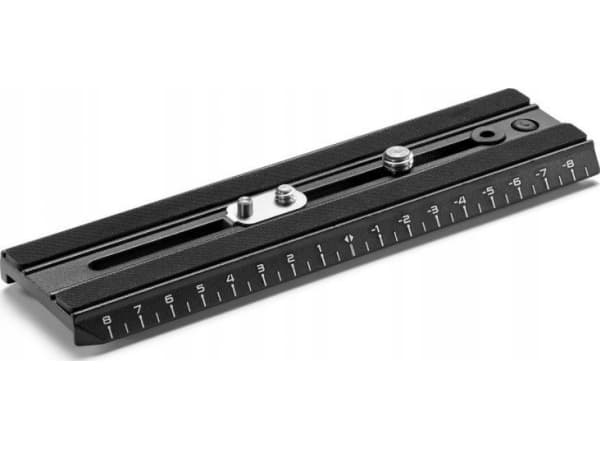 Manfrotto 504PLONGRL, Svart, Gjuten aluminium, Gummi, Stål, 1 styck, 50 mm, 11 mm, 180 mm
