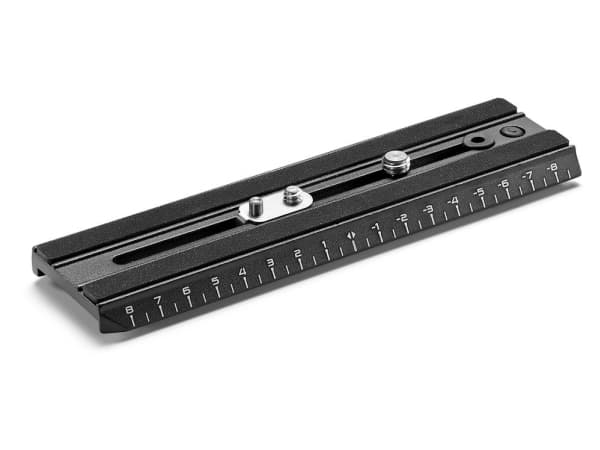 Manfrotto 504PLONGRL, Svart, Gjuten aluminium, Gummi, Stål, 1 styck, 50 mm, 11 mm, 180 mm