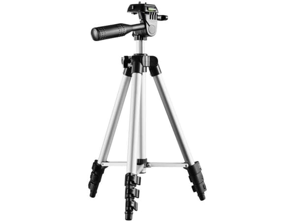 Walimex Travel I, 3 jalkoja, Musta, Hopea, 106 cm, 500 g