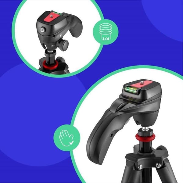 Joby Compact Action Kit foto- och videostativ (med smartphoneklämma)