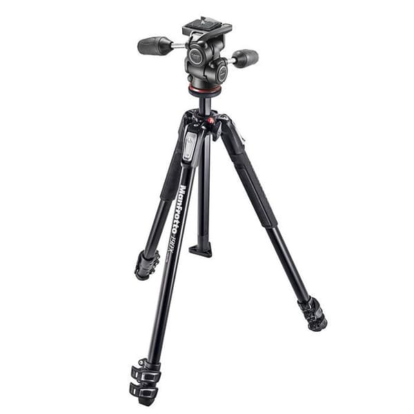 Manfrotto stativ mk190x3-3w1 (mt190x3 + kulled mh804-3w)