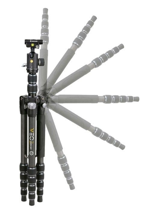 Vangard Tripod - VEO3T 235CBP - Vanguard VEO 3T 235CBP Carbon Travel Tripod
