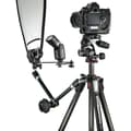 Miniatyrbild 3 av 4: Manfrotto 055 stativ - 3 aluminiumsektioner + 3D kulled - Max vikt 8 kg - Integrerad bubbelnivå