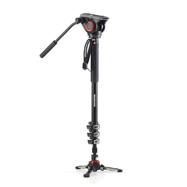 MANFROTTO MVMXPRO500 Video Monopod med MVH500AH Video Head - Svart