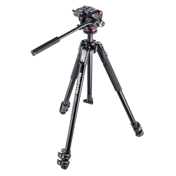 Manfrotto stativ mk190x3-2w (mt190x3 + fluidhuvud mhxpro-2w)