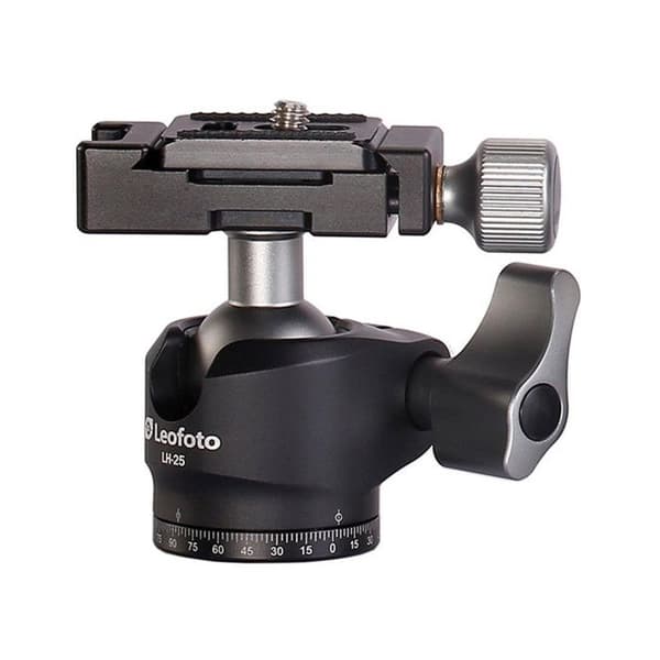 Tripod Top - Leofoto LH-25 - Kula - Aluminium - 5 kg - Kamera