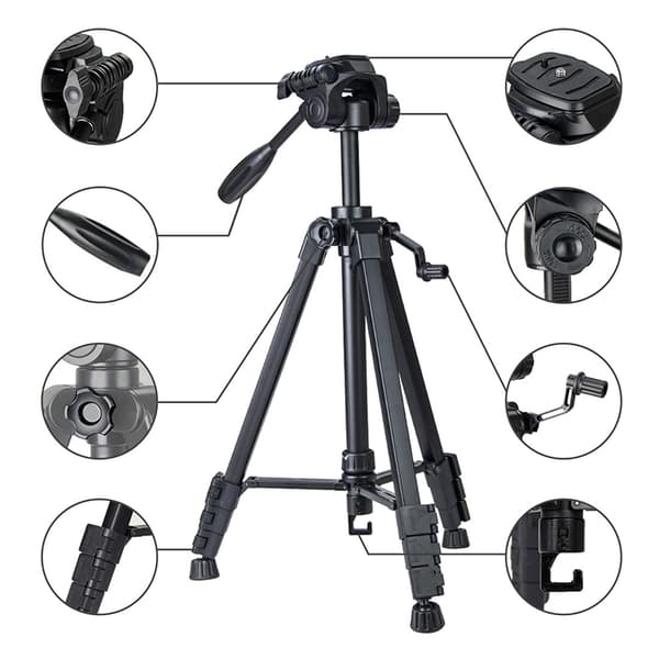 INF 150 cm kamerastativ i aluminium