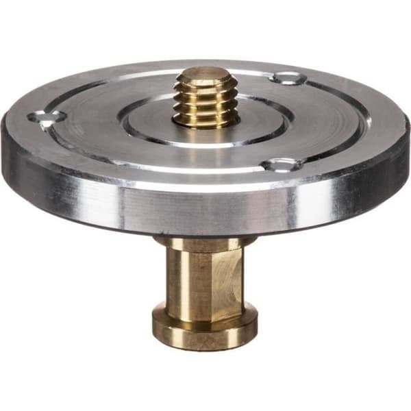 Monteringsplatta - MANFROTTO - 208 - 3/20,3 cm - Rostbeständig - Svart