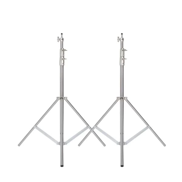 Ljusstativstativ, Max Höjd 290 cm, Lättvikts Aluminiumlegering,2 Stativ