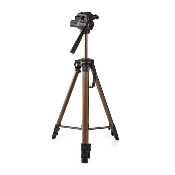 Nedis - Stativ | Max: 4,0 kg | Arbetshöjd: 64 - 161 cm | Segment: 2 | 1540g | Åkpåse ingår | Svart silver