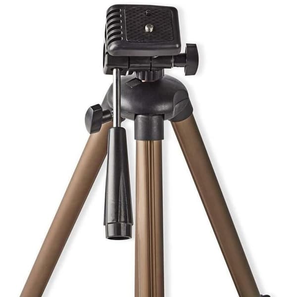 NEDIS TPOD2100BZ Stativ - Pan- och tiltfunktion - Max. 2 kg - 130 cm - Svart/Silver