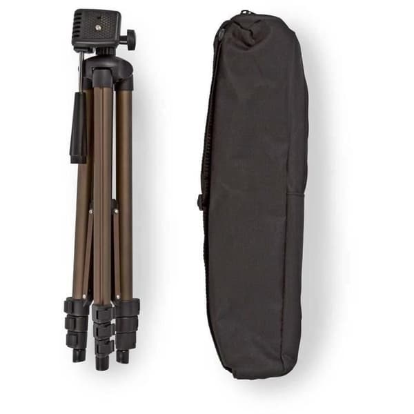 NEDIS TPOD2100BZ Stativ - Pan- och tiltfunktion - Max. 2 kg - 130 cm - Svart/Silver