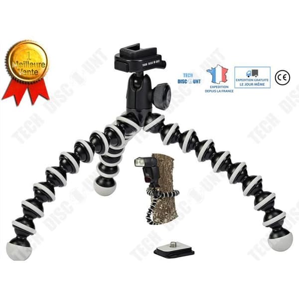 Mobiltelefonstativ - TD® - Universal - Stabil - Ej oscillerande - Vikbar