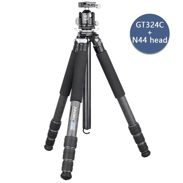 Kulfiber Tripod, Letvægts, Maksimal Belastning 25kg,GT324C og N44