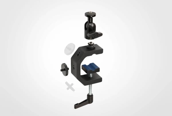 Elgato 10AAQ9901, Svart, Gjuten aluminium, Rostfritt stål, 1,5 kg, 1/4", 5,3 cm