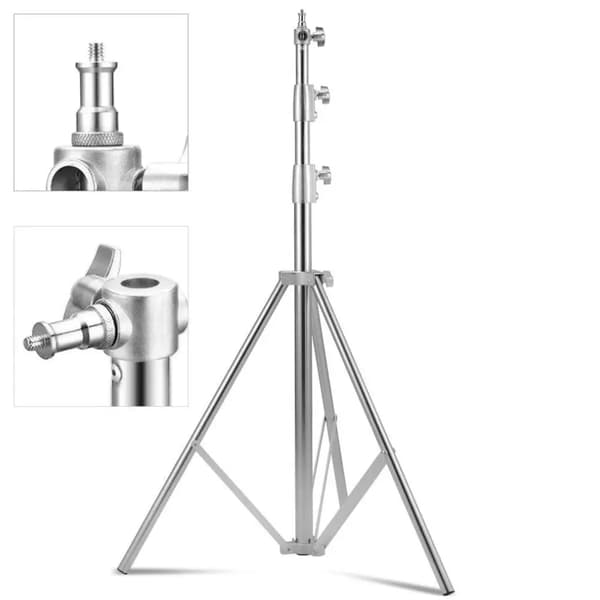 Fotostativ, Rustfrit Stål, Foldbar,280CM