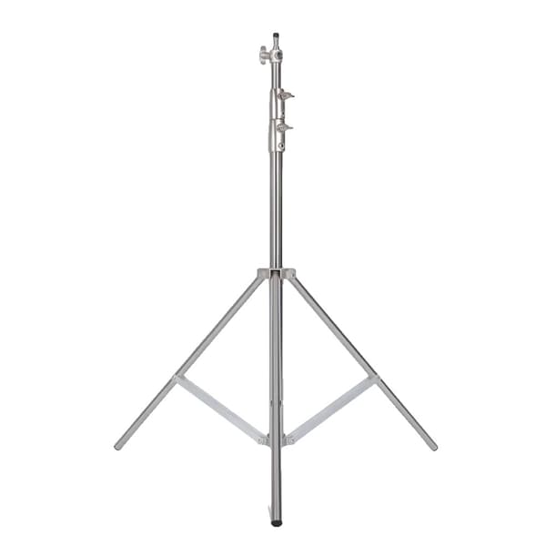 Fotostativ, rostfritt stål, hopfällbar,Silver 280CM