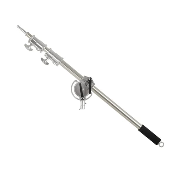 Fotostudio tvärarmstång, justerbar längd, rostfritt stål,106cm-249cm