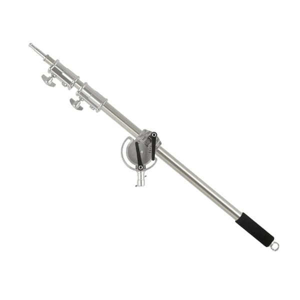 Fotostudio tvärarmstång, justerbar längd, rostfritt stål,106cm-249cm