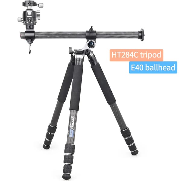 Kamerastativ, höjd 182cm, stativ av kolfiber,HT284C med E40