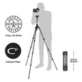 Miniatyrbild 2 av 4: Kolstativ - Manfrotto - MKBFRC4GTXP-BH - 496 centrerat kulhuvud - M-Lock - 90° kolumn