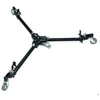 Automatisk Dolly MANFROTTO 181B i aluminium med 3 hjul - Svart