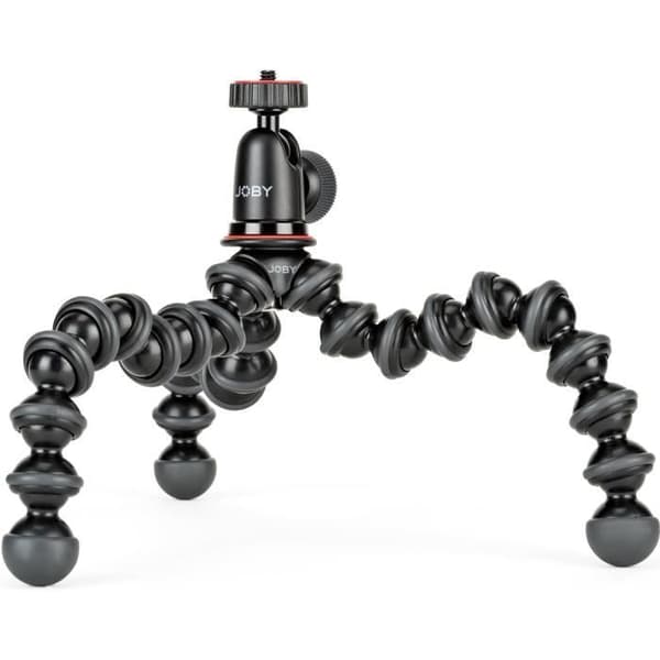 JOBY GorillaPod 1K Kit Flexibelt fotostativ - Stöder upp till 1 kg - Svart